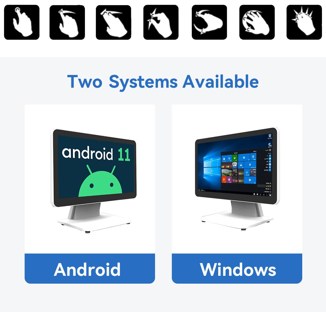 AP06 Aonpos Desktop Billing System 15 Inch Capacitive Touch Monitor P0S Cashier for Supermarket Cheap Payment Full Set of Retail - aon - postech_name