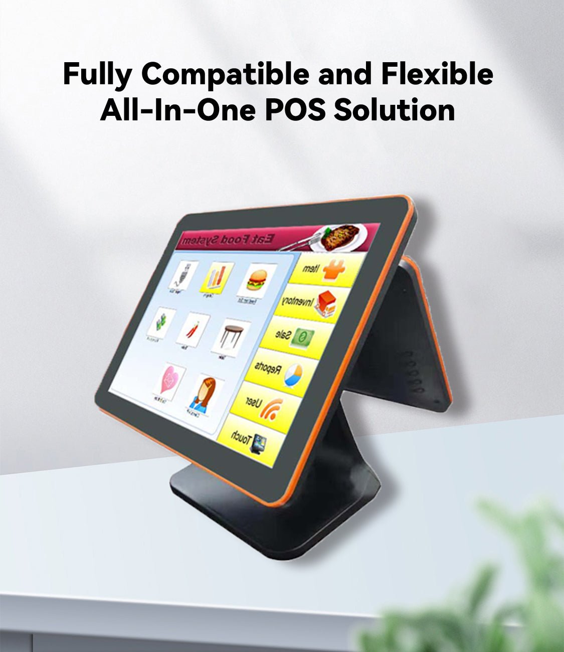 AP04 Aonpos Restaurant Touch Screen Billing Machine Minimart POS ATM Offline POS Cashier Register - aon - postech_name