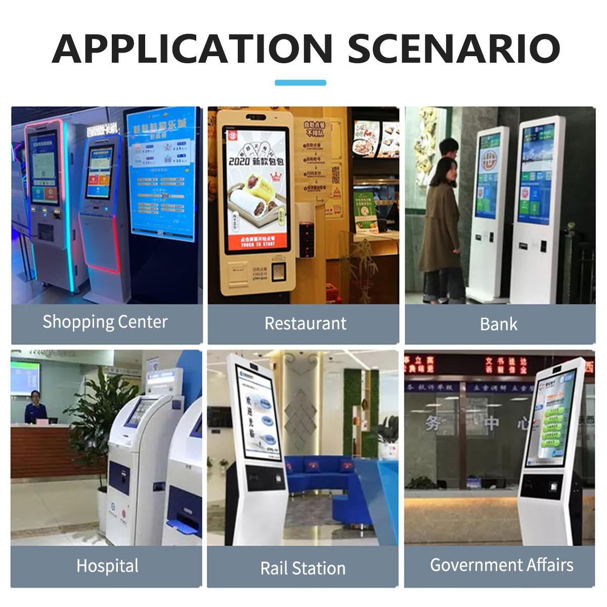 13 AONPOS Dual-Screen Self-Service Kiosk (Optional) 丨 Custom POS Hardware Manufacturer