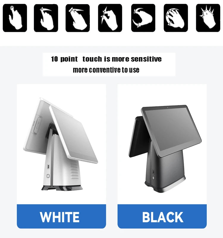 All in One POS System Android 15.6  Inch Restaurant Outdoor  Single and Double Screens POS System