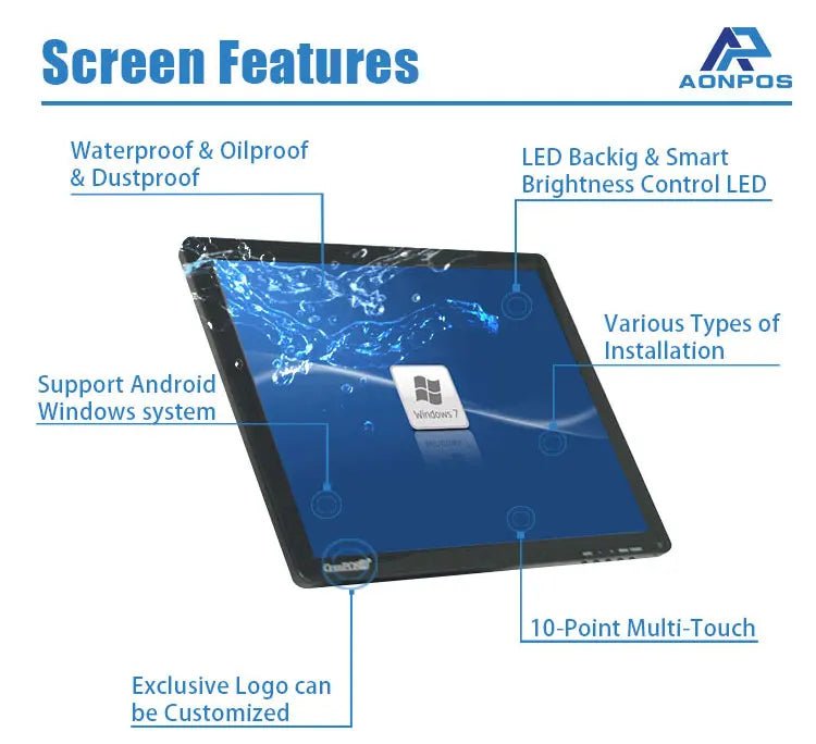 Aonpos Touch Screen Monitor06 - aon - postech_name