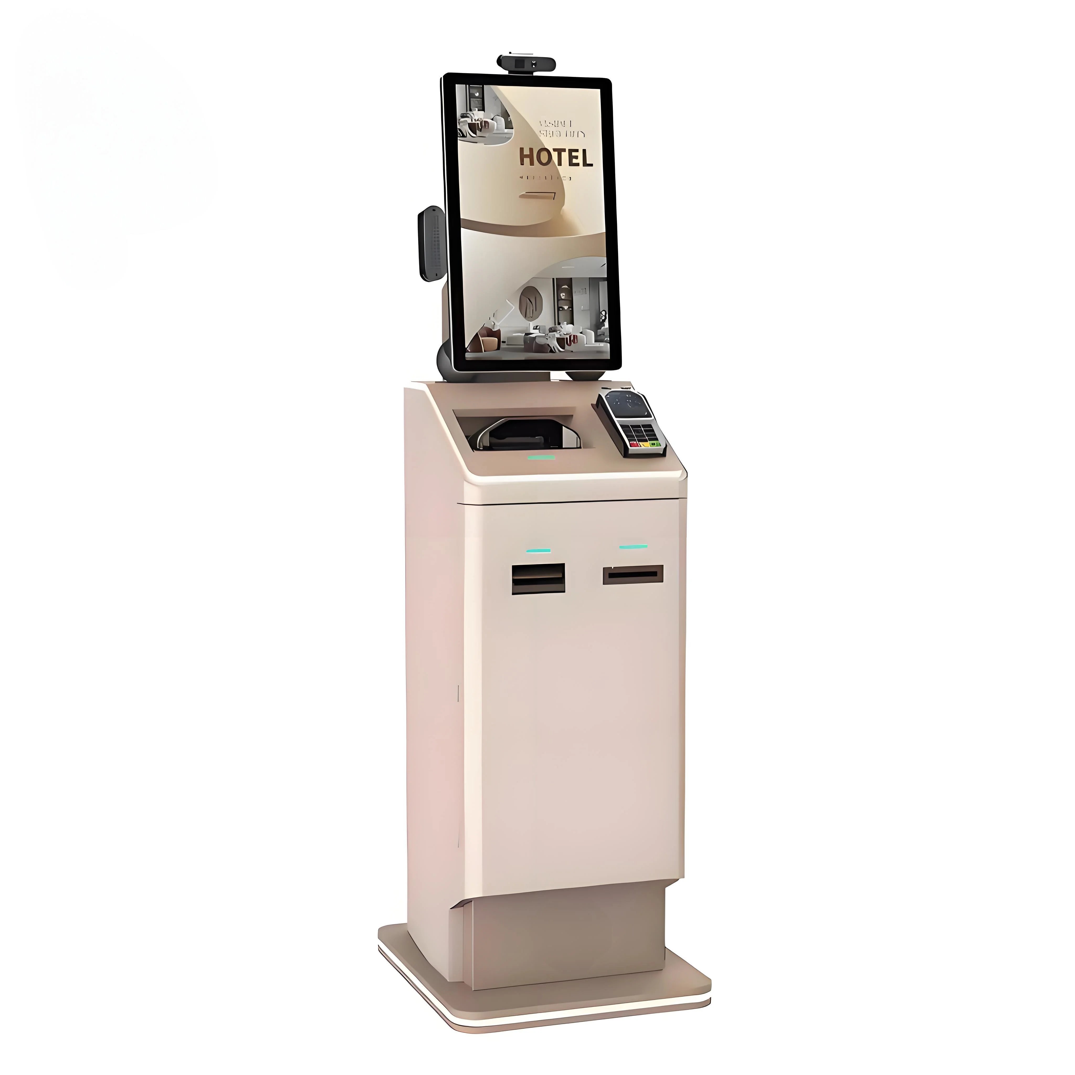 All in One Kiosk Built-in Credit Card Android Touch Screen Kiosk High-performance Processing Cash Payment Kiosk