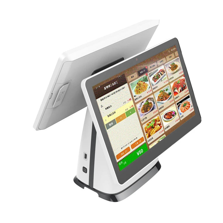 All in One POS System Android 15.6  Inch Restaurant Outdoor  Single and Double Screens POS System