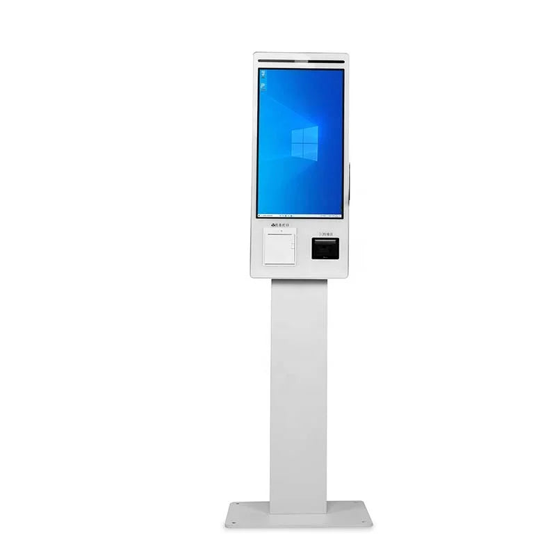 Floor Standing Touch Screen Kiosk Window Self Service Kiosk Machine All in One PC Touch Screen for Payment Kiosk
