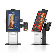 Aonpos Smart Self-service Machine Tabletop Kiosk Printer Supermarket Billing Hotel Automatic Self Check in Kiosk