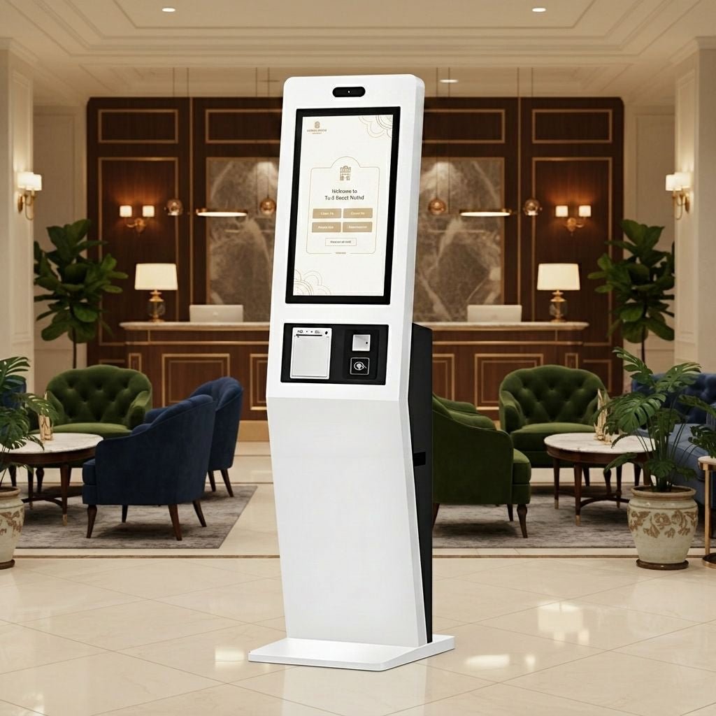 APK13 Aonpos Retail Portable Multi Touch Screen Restaurant Hotel Bank Kiosk with 80mm Printer Slim Payment Kiosk - aon - postech_name