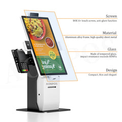 Aonpos Portable Self Service Payment Kiosk With 80mm thermal printer